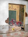 120  Illusional painting of yard, Praha, 2008